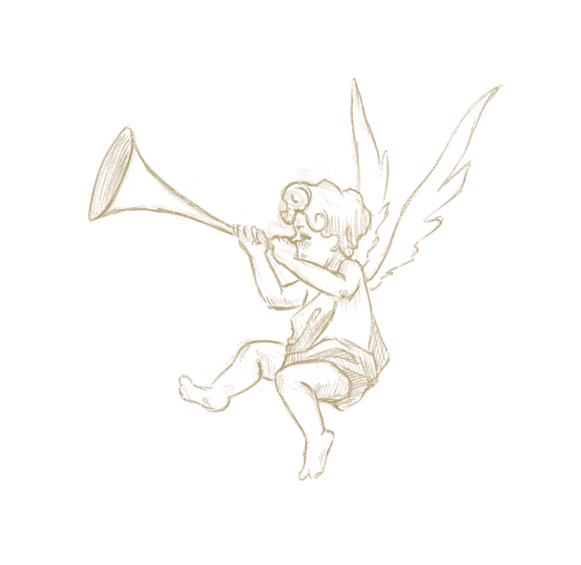 Angel with trumpet